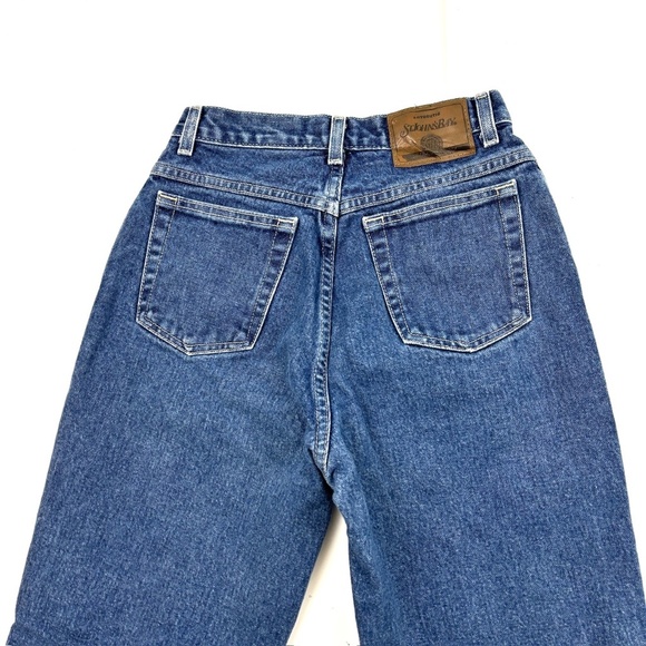 St. John's Bay Relaxed Fit Women's size 4P Dark Wash Blue Denim jeans - Picture 4 of 4